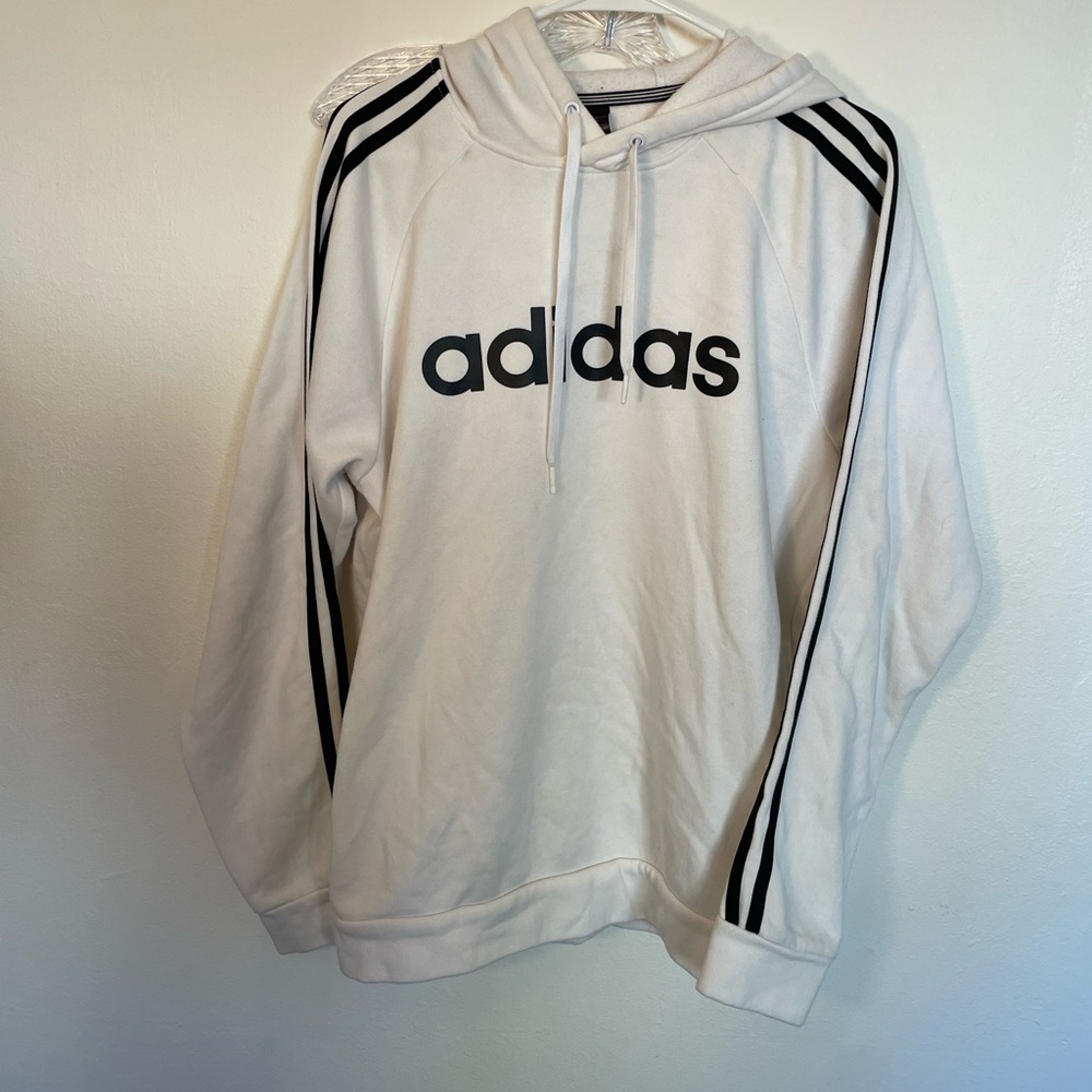 White adidas hoodie